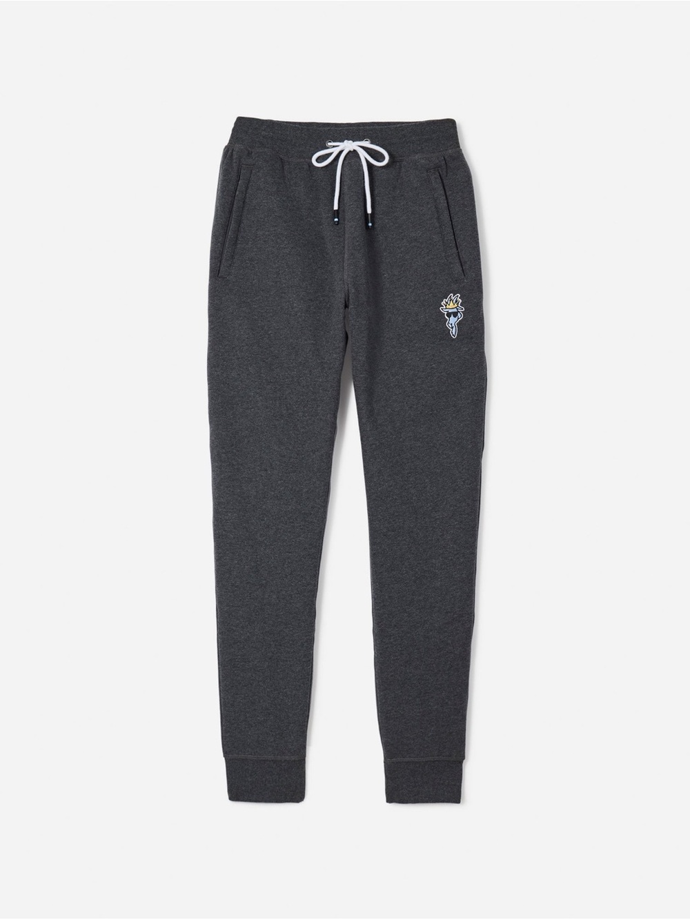 Kids Charcoal Drawstring Jogger Sweatpants